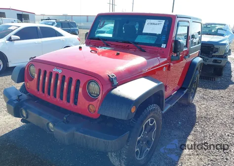 2012 Jeep Wrangler Sport из США, поврежденный, VIN 1C4AJWAG9CL266538